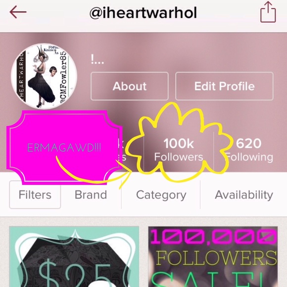 100k followers - Picture 2 of 2