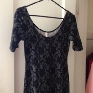 Lacey black dress