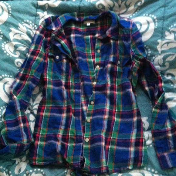 Plaid old navy shirt