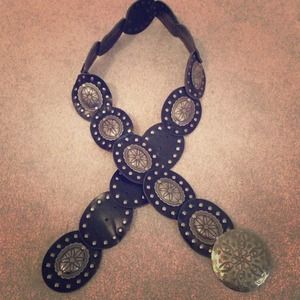 Western-style studded belt