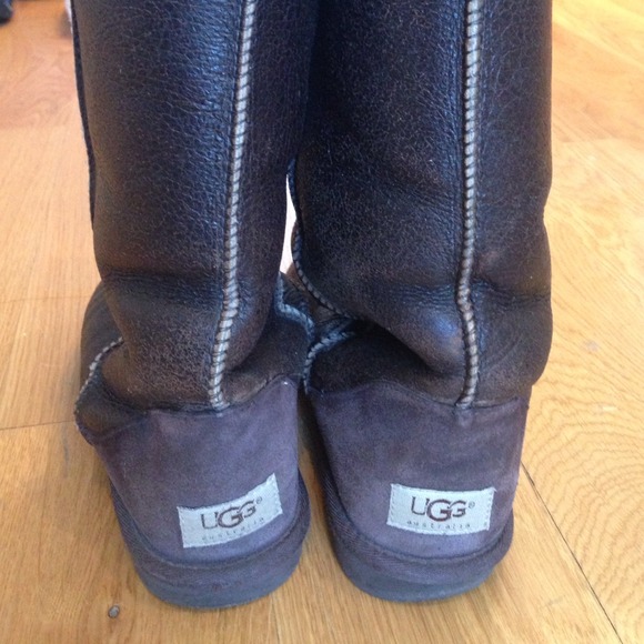 ugg tall leather bomber boots ugg tall leather bomber boots