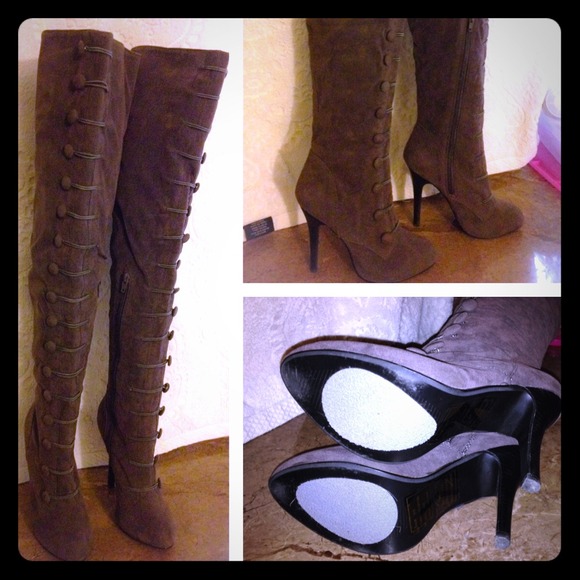 Thigh-high boots