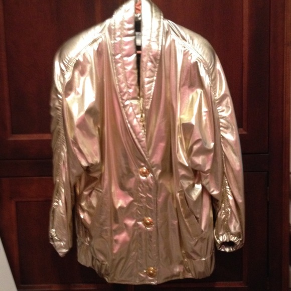 Silver Metallic Coat