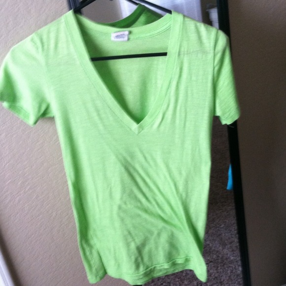 Vs like green v neck