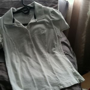 White collared shirt