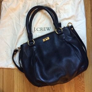 J crew mini Brompton hobo - black