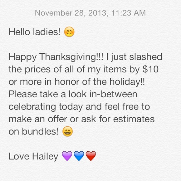 Everything in my closet!