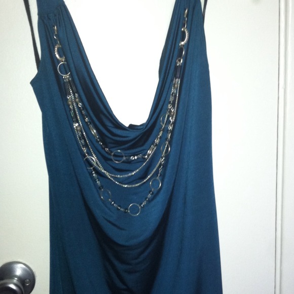 GORGEOUS emerald green halter top