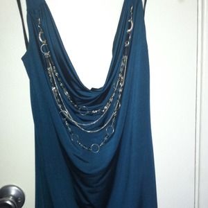 GORGEOUS emerald green halter top