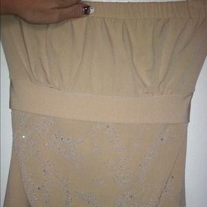 STUNNING cream colored dressy tube top