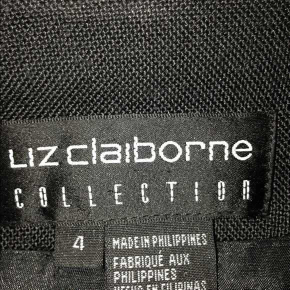 Liz Claiborne black suit jacket.