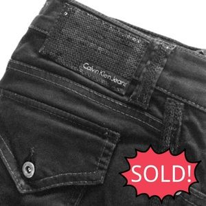 CALVIN KLEIN Black Jeans