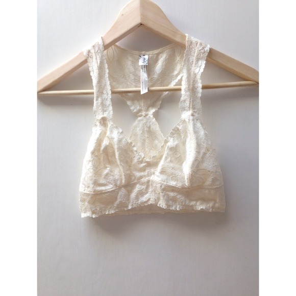 HOLD Free People Lace Razorback Bralette (NEW)