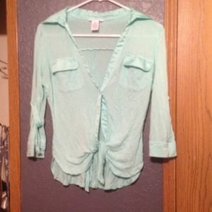 Candies Mint Green Button up! 🎀
