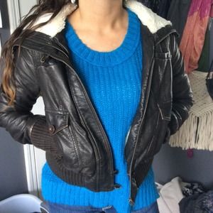 Girly leather jacket