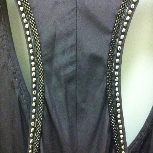 BEBE silky racer back tank - Picture 3 of 4