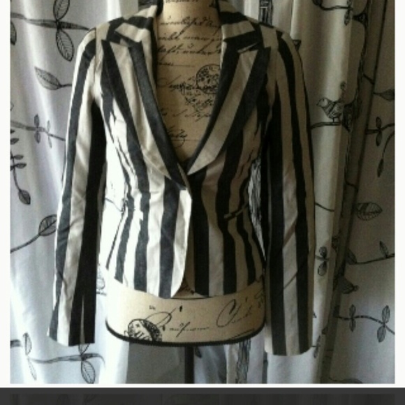 Striped blazer