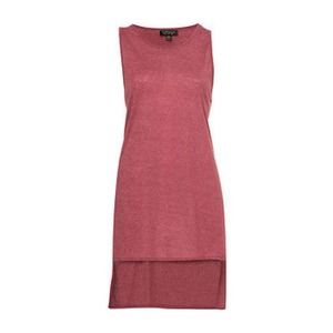 Topshop Magenta Jersey Tank