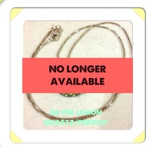 925 LEMON QUARTZ/PERIDOT Necklace
