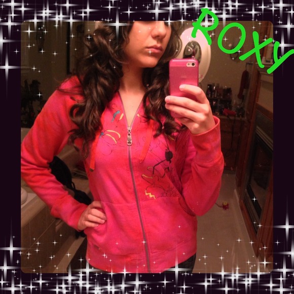 Roxy zip up hoodie! ✨🎀😀
