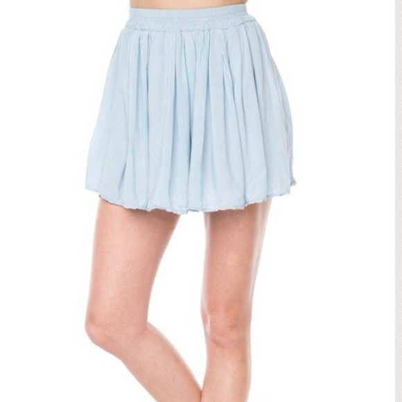 Brandy Melville Skirts Blue Luma Skirt Poshmark