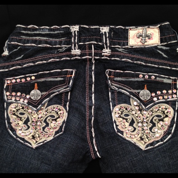 Laguna Beach  jeans w/ genuine  Swarovski Crystals
