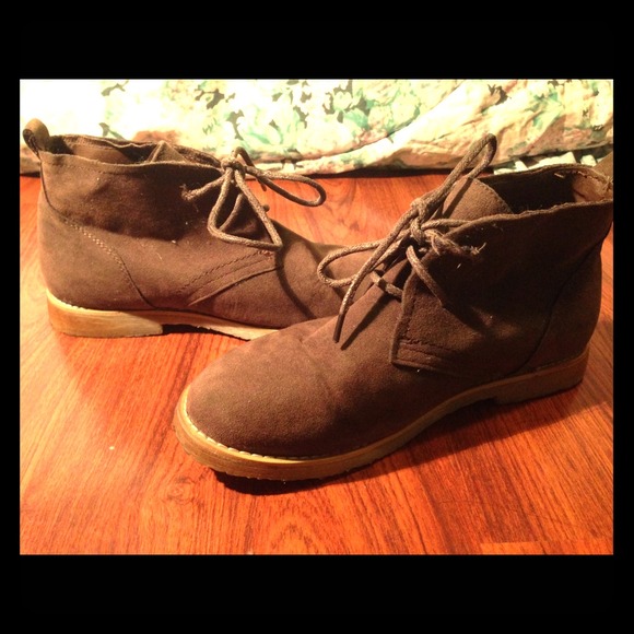 Brown Suede Boots