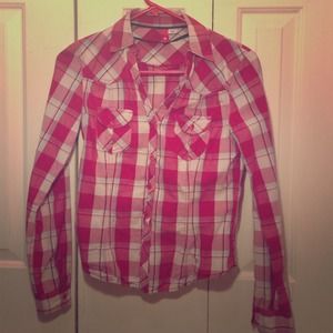 H&M reddish flannel. Size six