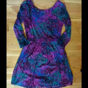 Multicolor lace dress