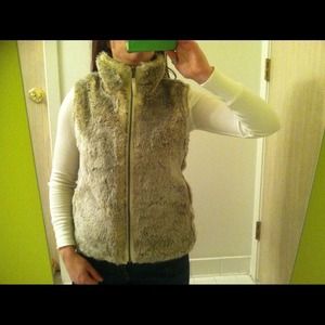Fur vest (reversible)