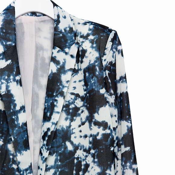 Jackets & Blazers - Tailored blazer with paint splattered design