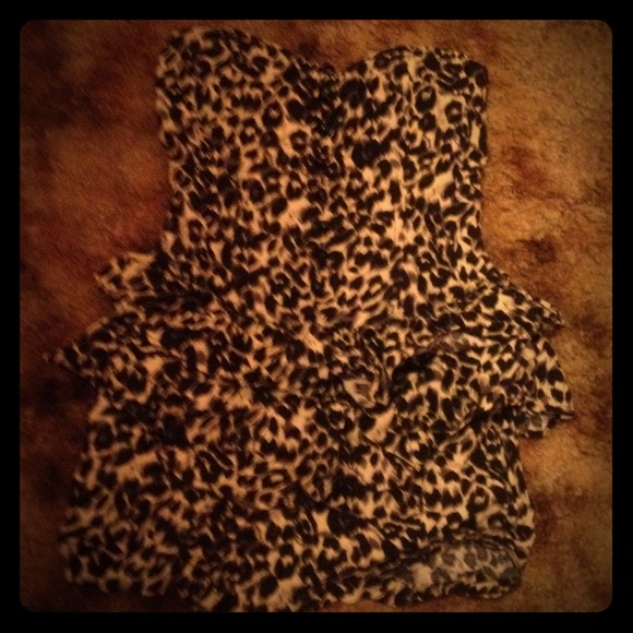Rockabilly leopard print jumper