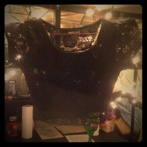 Wet Seal Lace Crop Top