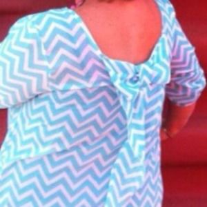 Boutique Chevron blouse. Perfect condition.