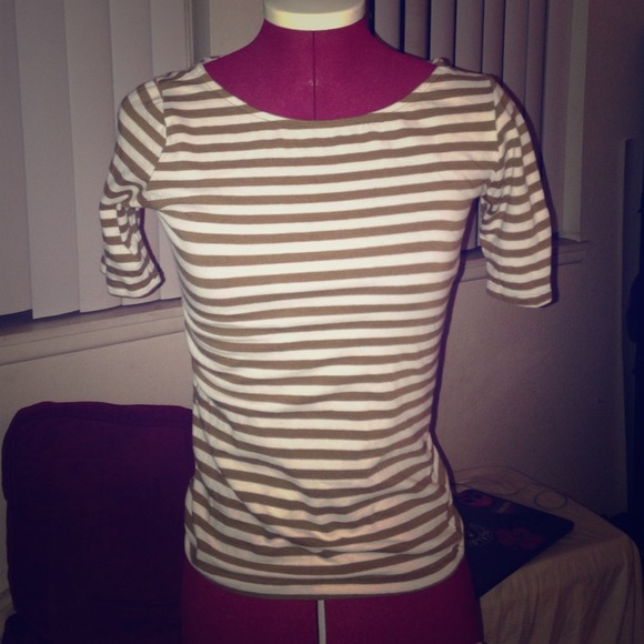 Green striped shirt