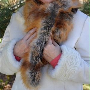 Faux fur scarf
