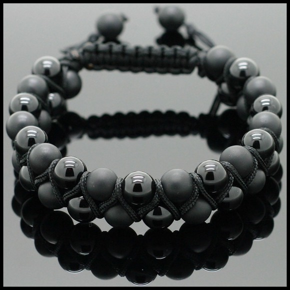 Polished/Matte Onyx Bracelet