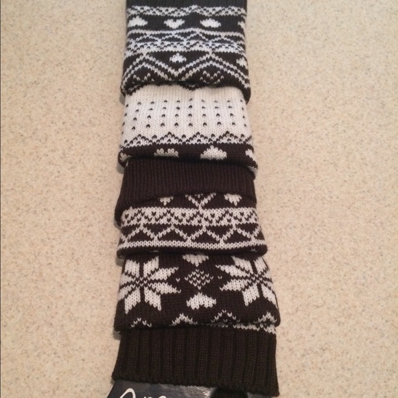 🚫SOLD🚫New brown leg Warmers