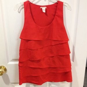 🚫bundled🚫Cute Red going out shirt size small