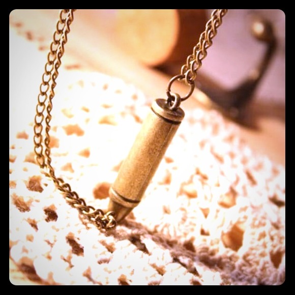 Jewelry - 💙Antique Bronze Bullet Necklace