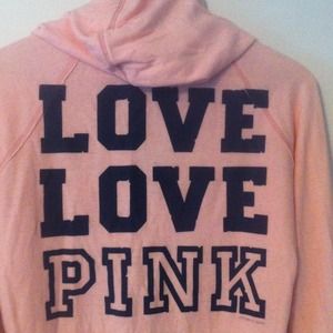 Long sleeved zip hoodie