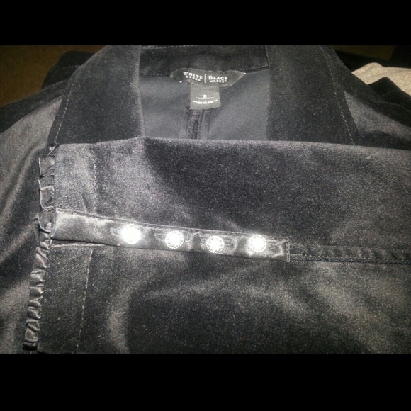 White House Black Market Velvet Blazer - Picture 3 of 4