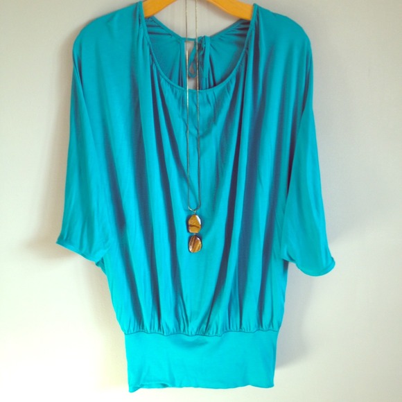 French Connection Tops - ❗️Reduced❗️French Connection teal batwing top