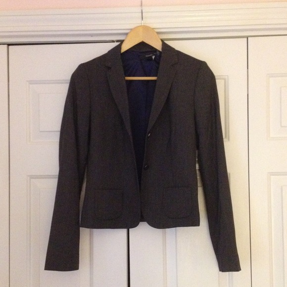 REDUCED Dark gray Tahari blazer - Picture 1 of 3