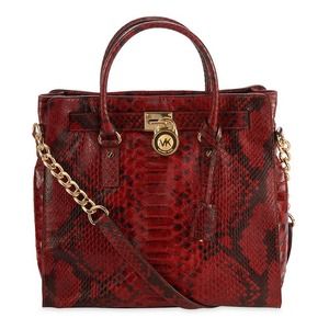 🎁REDUCED!🎁Michael Kors Hamilton Anaconda Tote