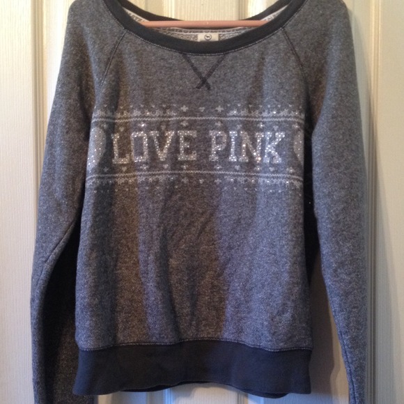 SOLDLimited Edition VS Gray Crewneck with Diamonds