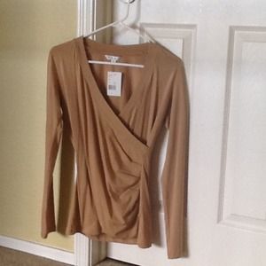 CAbi Hanky Wrap Long Sleeve Tee
