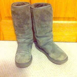 Tall Grey UGG Boots