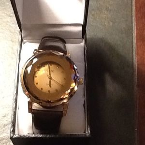 New in box Cache bronze golden watch
