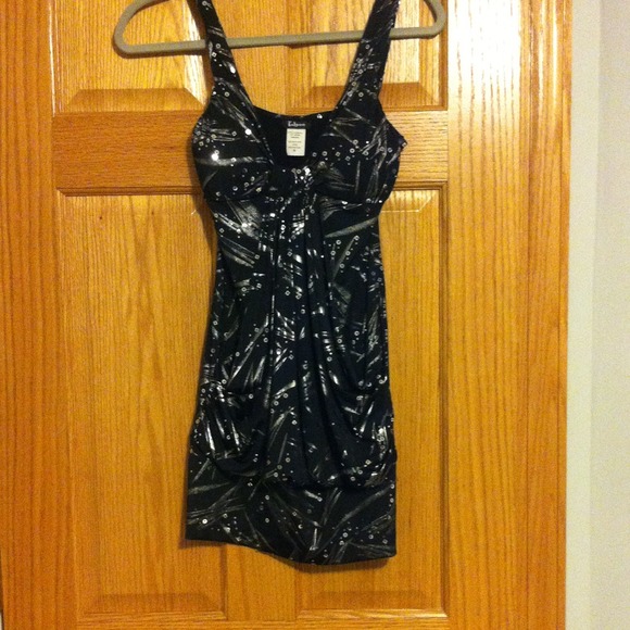 Black dress with Sequice